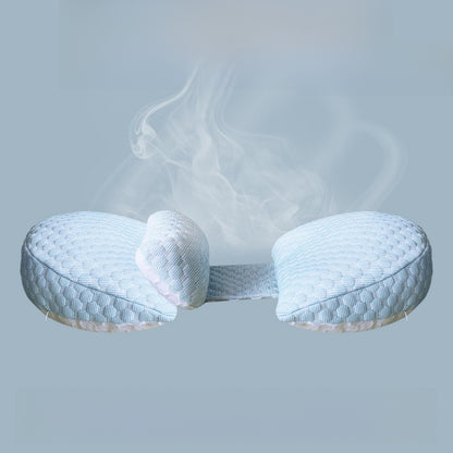 Non-sticky maternity side-sleeping support pillow
