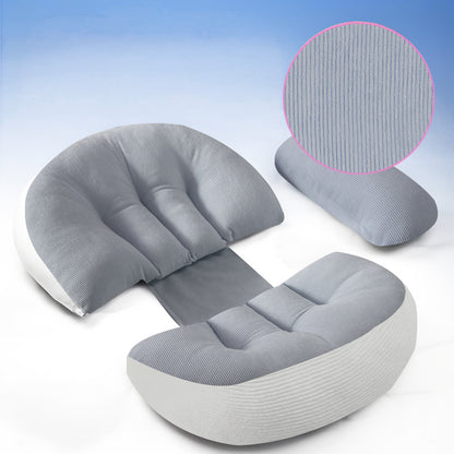 Non-sticky maternity side-sleeping support pillow